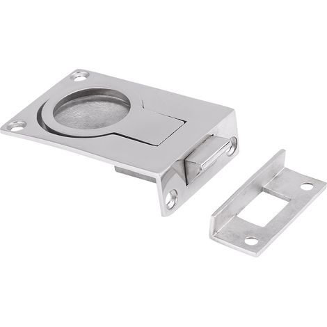 Edelstahlgriff für Bootsluke, Einbauschublade, Schrank, Marine, 57 x 40 mm (1/5)