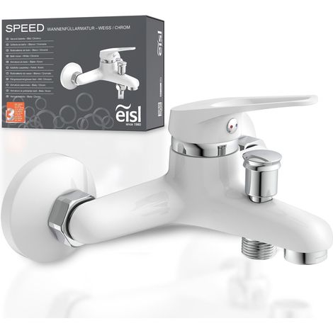 EISL Duscharmatur Wasserhahn Bad mit Brauseanschluss Einhebelmischer Mischbatterie Dusche NI023SCR-W (1/5)