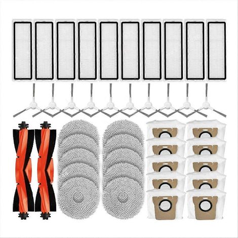 X20+ / X20 Plus Ersatzteilset für Saugroboter, kompatible Ersatzteile und Zubehör, einfache Wartung, Komplettset (1/5)