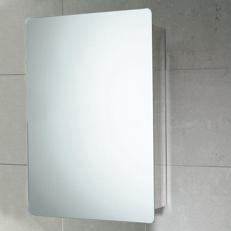 Espejo De Baño Con Puerta Corrediza En Acero 46X66x12 Cm (1/3)