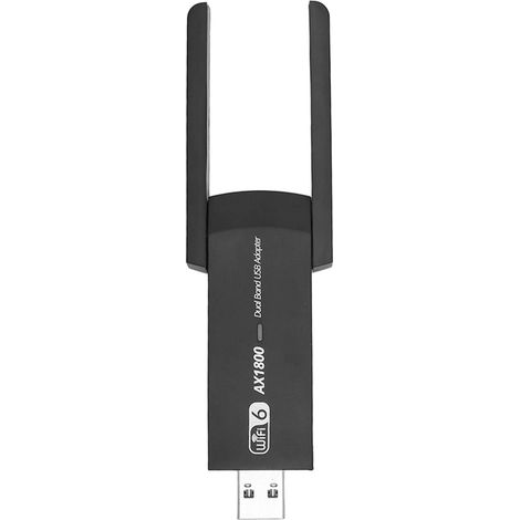 Adaptateur WiFi 6 USB 3.0 AX1800, Double Bande 2.4/5 GHz, Carte Réseau MU-MIMO pour PC et Laptop (1/5)