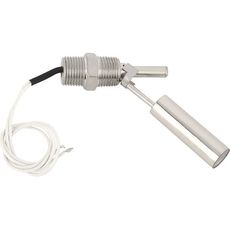 Schwimmerschalter für Flüssigkeitsstand, seitlich montiert, Edelstahl 304, 1/2"-NPT-Außengewinde, DC 0–110 V (1/5)