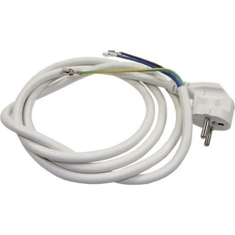 Cable Alimentation - 230 V - Fiche Type E - H05VV-F 3G1.5 Mm² - Pour Chauffe-Eau Et Lave-Vaisselle - ×1