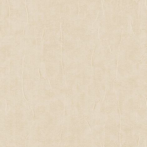 Papier peint unicolor Profhome RE521082-DI papier peint intissé gaufré à chaud légèrement texturé à l'aspect textile mat ivoire blanc-crème 5,33 m2