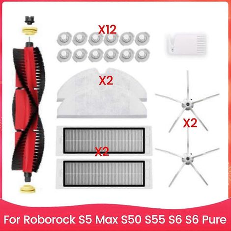 Pièces de rechange pour Xiaomi Roborock S5 Max, S50, S55, S6 et S6 Pure (1/5)