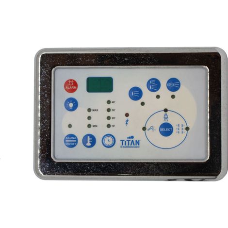 Ricambio tastiera cromo per box multifunzione Titan 16E03050 (1/3)