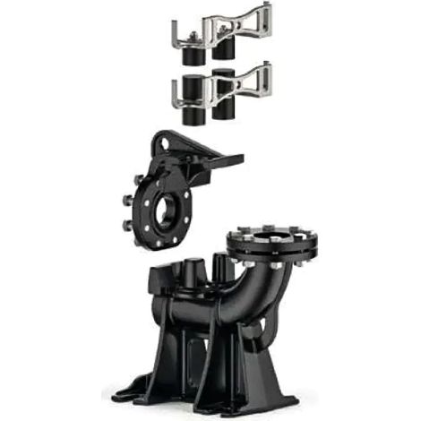 ASSVXCF0705V - Kit piede vert. VXC-MC/65-F (tubo 2")