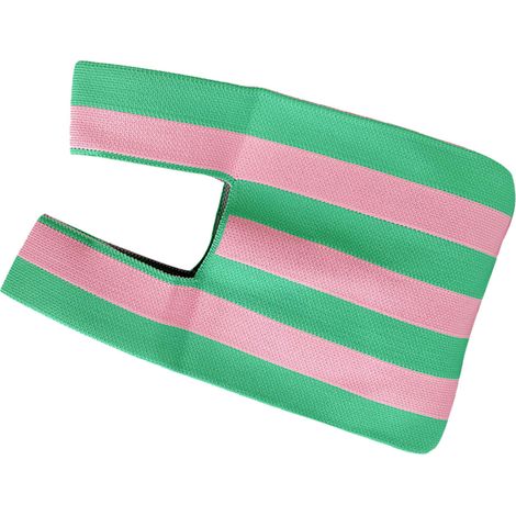 Sac cabas/sac à main tissé, polyvalent et tendance, à rayures noires et blanches, color block rose et vert, au design de niche. (1/5)