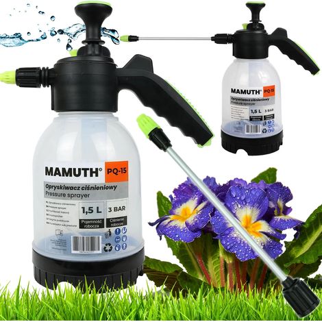 Pulvérisateur à pression 1,5L PQ-15 MAMUTH Pulvérisateur de jardin Pulvérisation pour fruits (1/5)