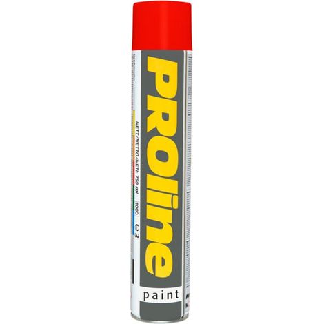 Peinture de marquage Moravia peinture PROline-peinture de ligne 750 ml bidon rouge (1/3)