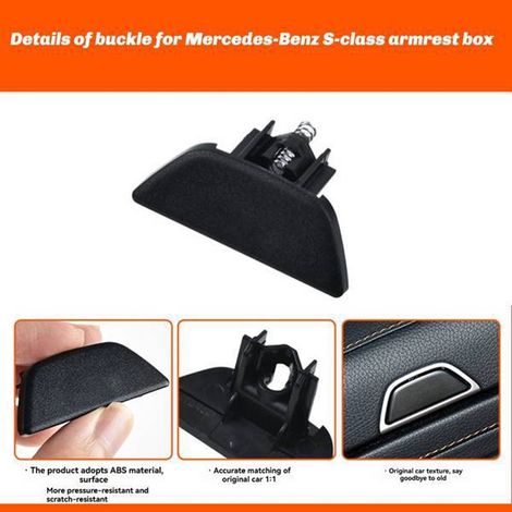 Suitable for the switch and lock of the armrest housing of the Mercedes-Benz S-Class W222. (1/5)