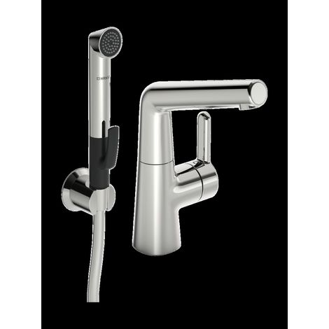 HANSA HANSADESIGNO Style Waschtischarmatur und Handbrause, (1/5)