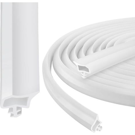 Joint de Porte Caoutchouc Contre, 6m Bande de Join, Joint d'Étanchéité Porte, Boudin PVC Cadre Porte, Joint Fenetre Isolation Bruit, Door Sea Anti-collision et Anti-intempéries Antipoussière (1/5)
