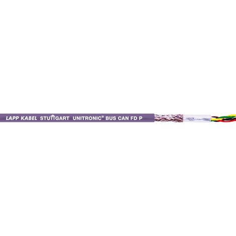 10 Meter Lapp 2170276 Unitronic BUS CAN FD P Busleitung 2x2x0,34 mm² geschirmt I hochflexible Schleppkettenleitung I Ölbeständig I UV-beständig I Buskabel für Schleppkette I UL-und CSA Zertifikat (1/2)