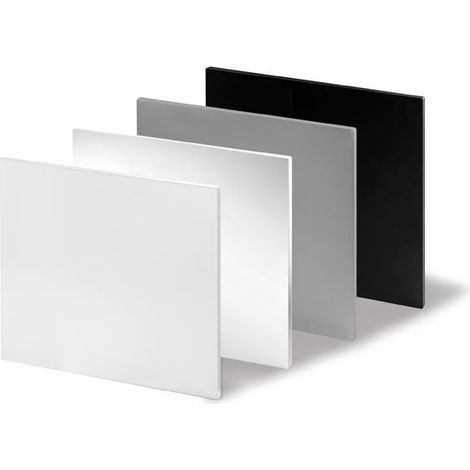 6142 BEAUTYFAR - Sportello magnetico NERO OPACO per cassette sanitarie. Dim. 400x250 mm 6142 400NO