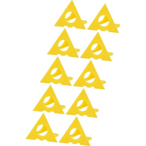 Lot de 10 mini supports coniques pour peinture, support pour toile, rehausseur de porte d'armoire, support pour peinture fluide (1/5)