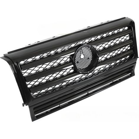 Grille calandre Mercedes Classe G W463 de 1990 a 2012 Noir Brillant-42707203 (1/4)