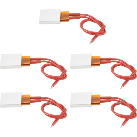 5PCS Élément Chauffant PTC 220V 270℃ Boîtier Alliage Aluminium Chauffage Thermostatique pour Rideaux d'Air Humidificateurs (1/5)