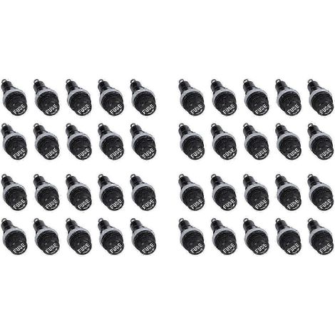 40 porte-fusibles en plastique à montage sur panneau 10 A AC 250 V 5 mm x 20 mm (SP) (1/5)