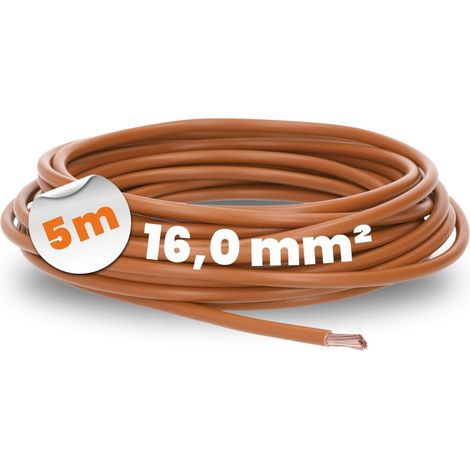 Lapp 4520036 H07V-K 16,0 mm² marrone I cavo di cablaggio I cavo flessibile I cavo singolo in PVC I cavo 16 mm2 I cablaggio (1/5)