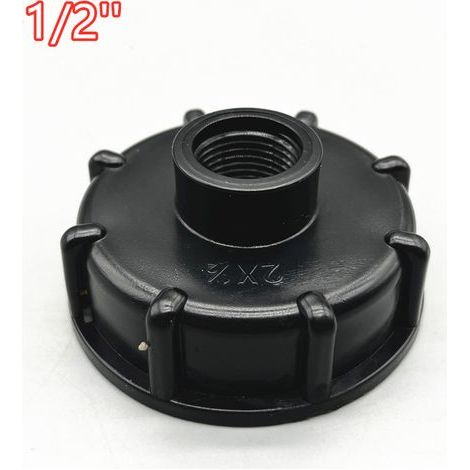 IBC-Adapter S60x6-Stecker für 1000-Liter-Tank, 1/2 Zoll (außenkonvexe Ausführung 4 Punkte (1/2") verdickt) (1/5)