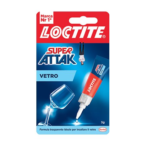 LOCTITE ATTAK VETRO - GR 3 CF=PZ 24- 1 confezioni