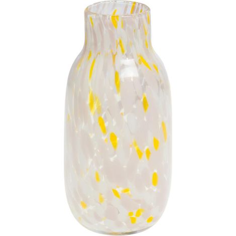 Amadeus - Vase Izak jaune et rose clair 28 cm (1/2)