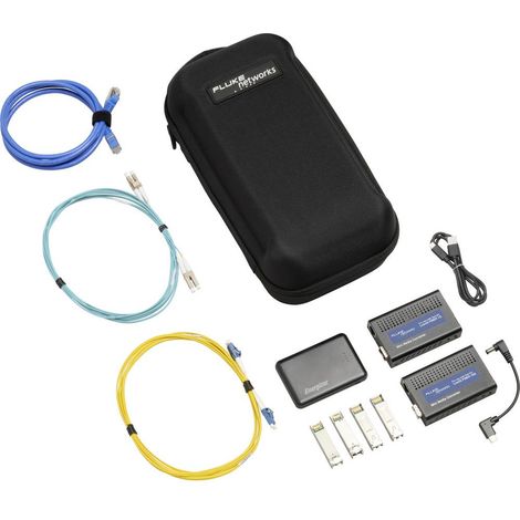 Fluke Networks FMC-10G Convertitore multimediale in fibra ottica Adatto per (Specifiche di rete (CAT)): Fibra di vetro, (1/3)