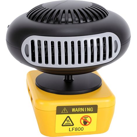 Petit Radiateur électrique, 2 Vitesses, 18 V / 20V, alimenté par Batterie, Chauffage électrique, Chauffage Portable pour Dewalt DCB180 , DCB183 , DCB200 , DCB203 , DCB206 , DCB606 , DCB609 (1/5)