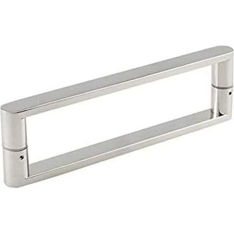 Kaelt - Poignée de porte de douche coulissante en acier inoxydable, barre d'appui, boutons de porte en verre pour salle de bain, kits de remplacement pour cabine de douche (Taille : 160 mm) (1/4)