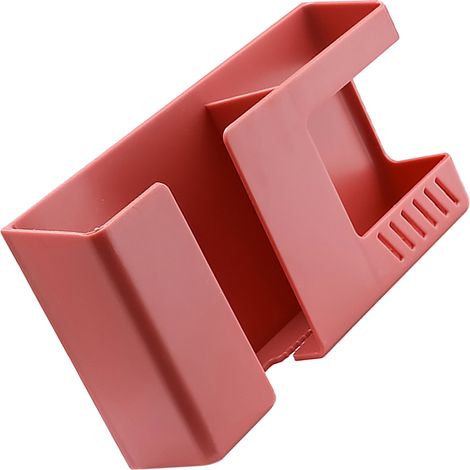 Organisateur mural robuste, fente pour câble ABS, Simple, élégant, facile à installer, support de télécommande pour chambre à coucher, salon rouge (1/5)