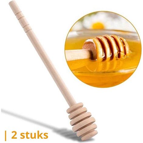 2 cuillères à miel en bois - Cuillère à miel - Ustensile de cuisine (1/5)