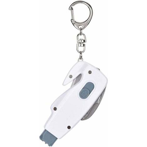 Marteau de Rupture de fenêtre d'évacuation d'urgence, 2 Pièces Marteau Brise Vitre Kit Voiture De Sécurité d'urgence De Voiture Kit Voiture évasion Outil Accessoires de Voiture Blanc