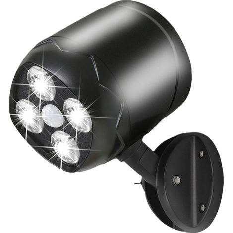 Batteriebene ce type de commande automatique, 6000 K wasserdichte LED-Spotlight-Switch pour la commande automatique dans le garage (Batterie dans la porte du salon) (1/5)