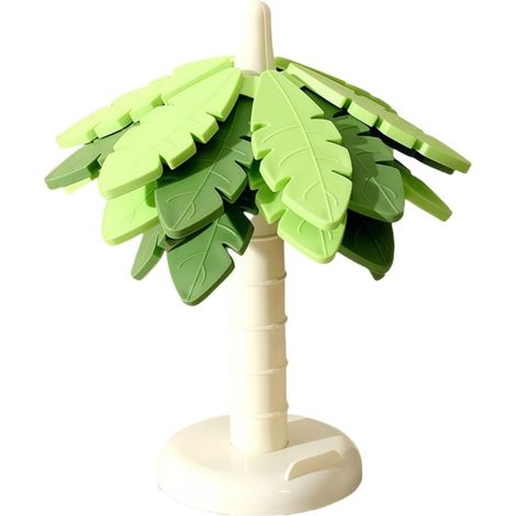 Lot de 4 dessous de plat en silicone, forme arbre, vert (1/5)