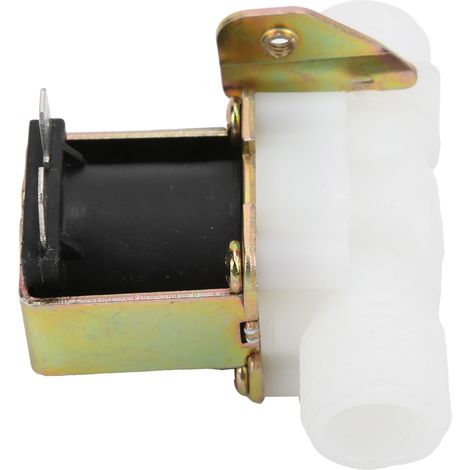 Électrovanne laiton nylon normalement fermée G1/2 12V DC, vanne de vidange industrielle pièce de contrôle pour systèmes automatiques. (1/5)