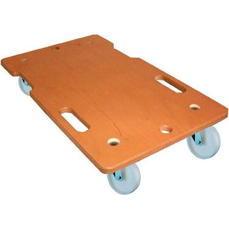 Allzweckroller 350x600mm mit lackierter Holzoberfläche