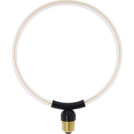 Ampoule Filament LED Modèle Déco Ellipse Ronde E27, 8W, 800 Lumens, Blanc Chaud, Économie d'Énergie, Idéale pour Éclairage Intérieur et Décoratif, Lot de 1 (1/5)