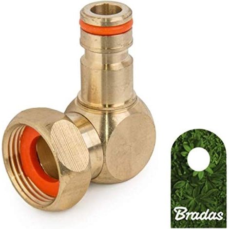 BRADAS BR-2143 4627 - CONECTOR EN ÁNGULO PARA GRIFO (3/4'', LATÓN)