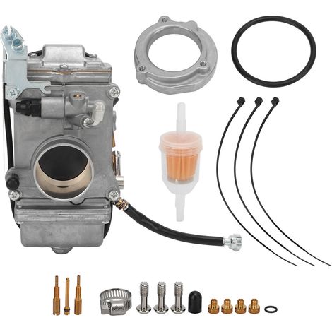 Carburatore per moto HSR42, 42 mm, in lega di alluminio, ricambio per Evo Evolution Twin Cam. (1/5)