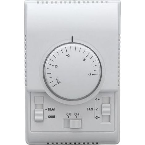 Lntyq Thermostat de climatisation centrale Climatiseur à interrupteur de commande mécanique 110-220V Thermostat de Climatiseur à Interrupteur de Commande Mécanique,14 x 10 x 5 cm (1/5)