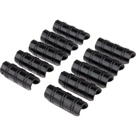 20pcs Clips de Film de Serre, Clips pour Serre, Film Pince en Matériau ABS, Clip Tube de Bâtiments de Jardin 19-20mm, Clip Tube Serrage Connecteur Kit (1/5)
