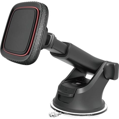 Support Téléphone Voiture Magnétique Bras Télescopique Réglable 6 Aimants Puissants Compatible Tous Smartphones (1/4)