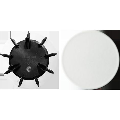 Kaldewei - Coperchio di scarico rotondo KA 90 per vasche da bagno, smalto, bianco 687772590001 (1/2)