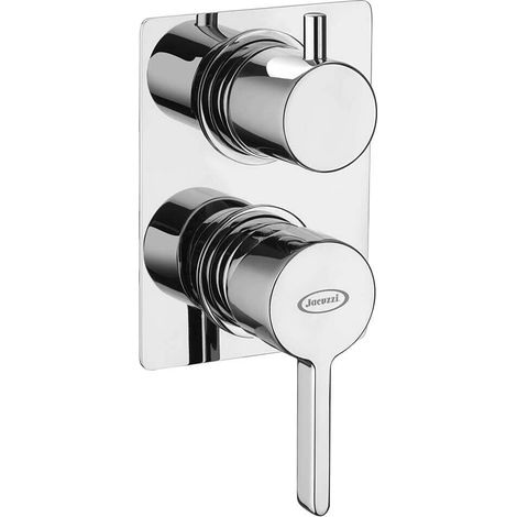 Miscelatore incasso doccia con deviatore Jacuzzi Rubinetteria serie Fiamma (1/2)