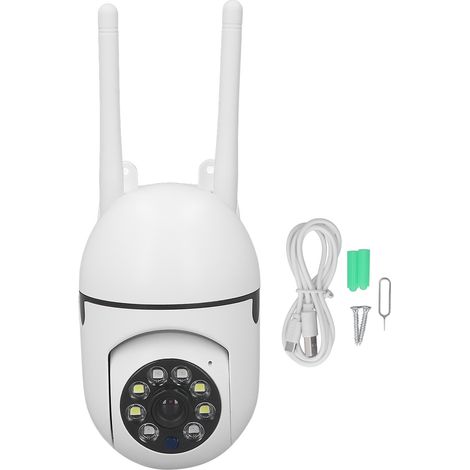 Caméra de surveillance sans fil 360° vision nocturne 1080P 2.4G audio bidirectionnel pour maison (1/5)