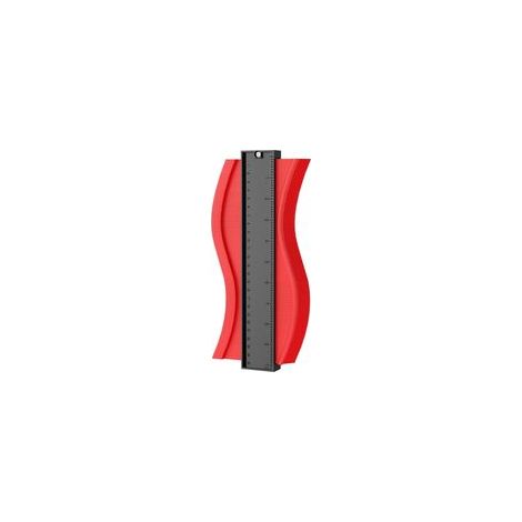 Jauge De Contour, 10 Pouces Règle Copieur De Contour Pour Gabarit De Découpe, Outils De Traçage Copieur Forme Pour Une Mesure Précise Outillage Pour Cadeau Fête Des Pères (1/5)