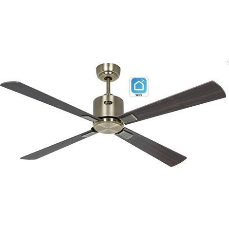 ECO NEO III 132, Ventilatore WiFi senza Luce Ottone, CasaFan