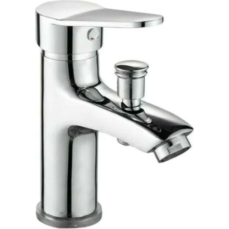 Mitigeur de douche Robinet de douche robinet monotrou à double usage chaud et froid Alliage