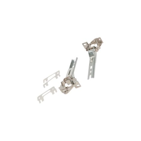 Lot de 2 charnieres pour Refrigerateur, congelateur 93X1336, 00268698 BOSCH, DE DIETRICH, ELEKTRA-BREGENZ, GAGGENAU, NEFF, SIEMENS, SME